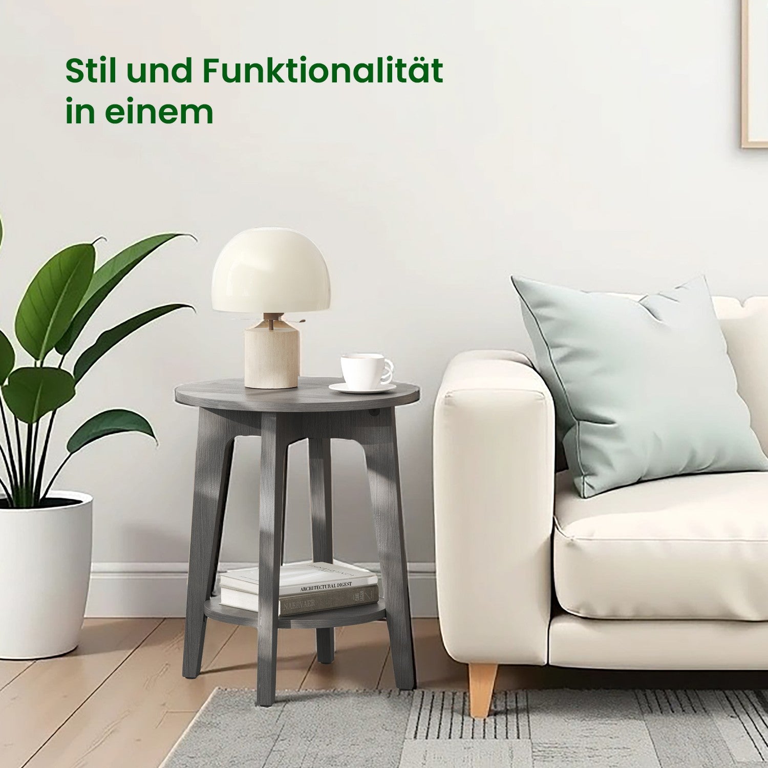 Side table, coffee table, small round table