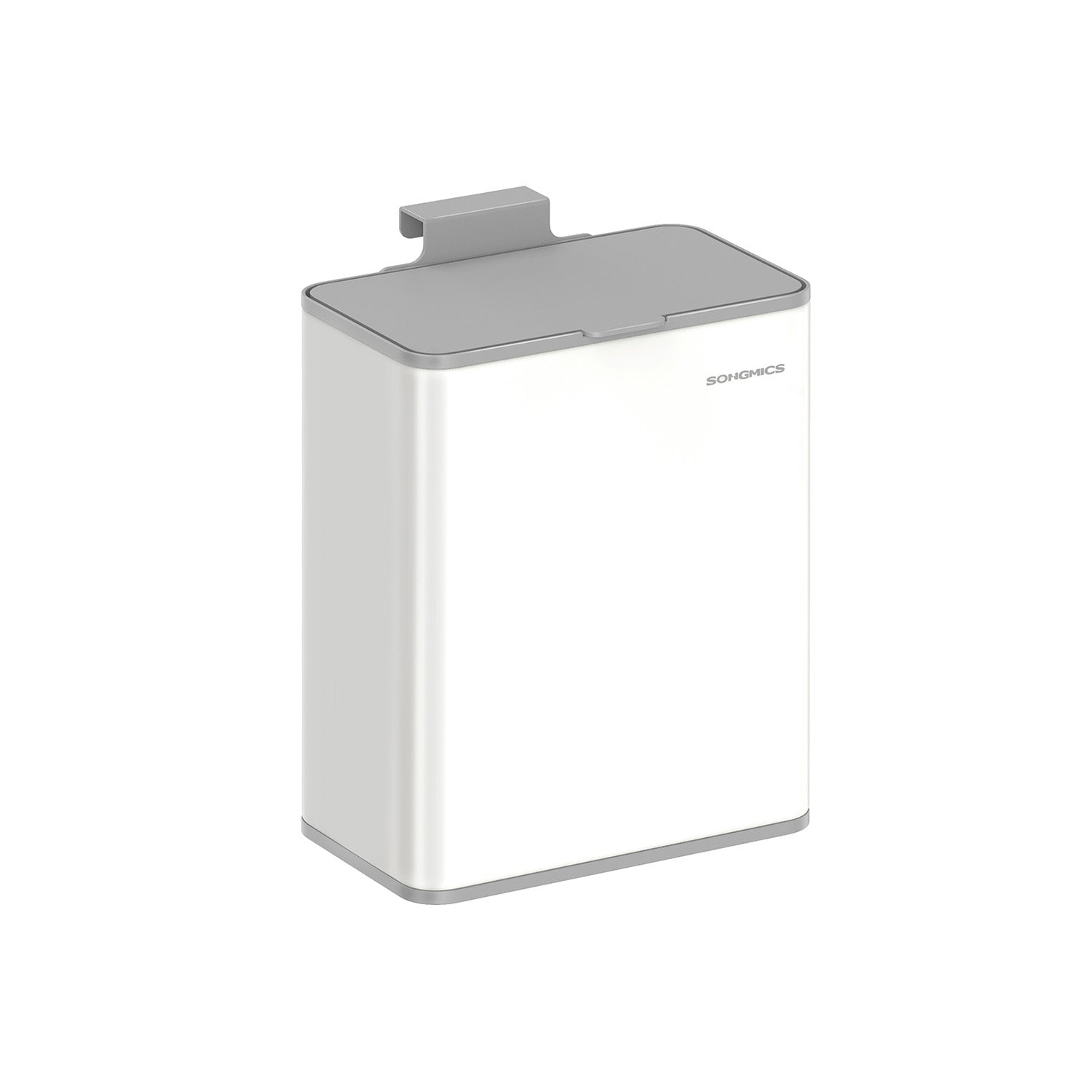Hanging trash can 8 l with woolwit lid