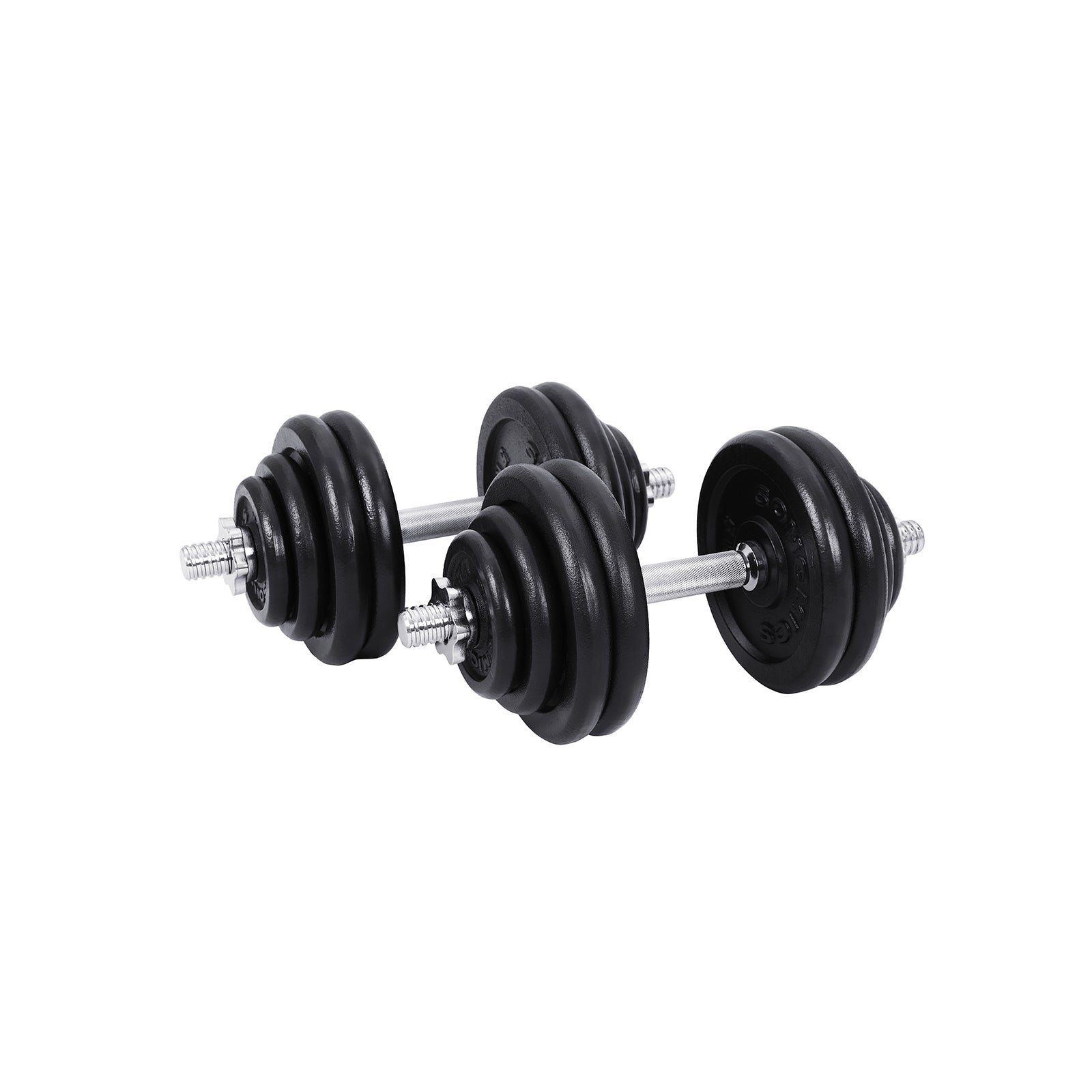 Dapper set - Cast iron - Dumbbell set - Adjustable - 60 kg - Home Gym