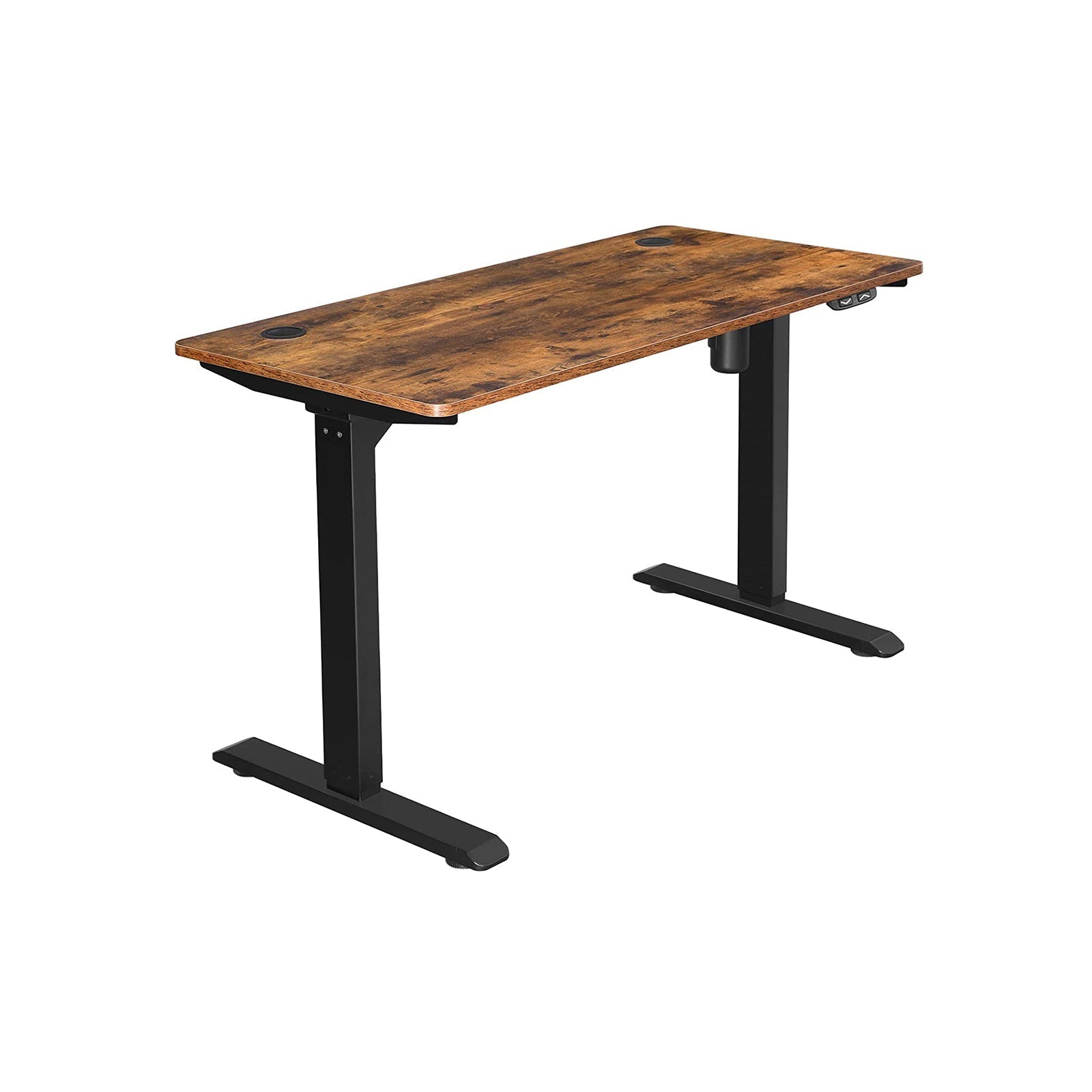 Electric desk - height adjustable - Wooden top