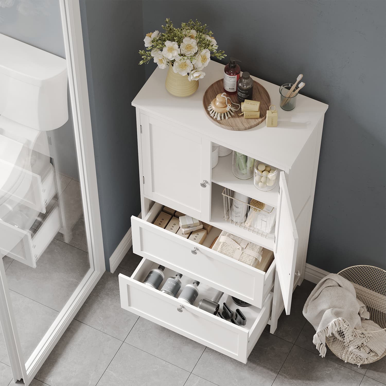 Bathroom cabinet, bathroom cabinet, kitchen cupboard