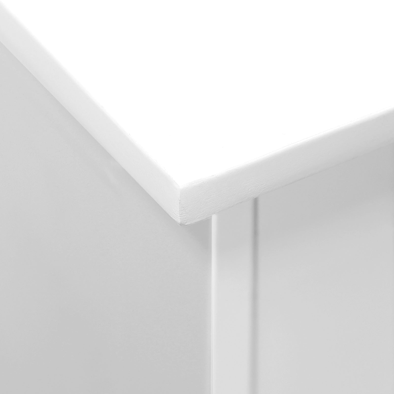 Bathroom cabinet - narrow - 4 drawers - 30 x 30 x 82 cm - white