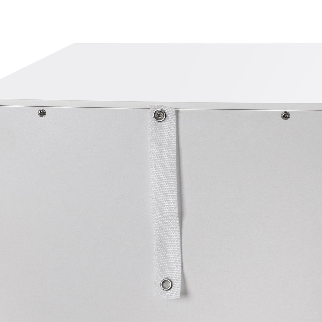 Bathroom cabinet - narrow - 4 drawers - 30 x 30 x 82 cm - white