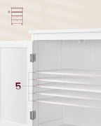 Bathroom cabinet - Living room cabinet - Doors - 2 drawers - Van Hout - White