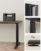 Height -adjustable desk - with memory function - with wheels