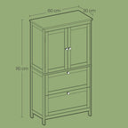 Bathroom cabinet, bathroom cabinet, kitchen cupboard