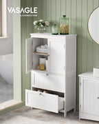 Bathroom cabinet - Living room cabinet - Doors - 2 drawers - Van Hout - White