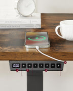 Height -adjustable desk - with memory function - with wheels