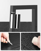 Bookcase - Ladder rack - With 5 levels - Metal frame - Black