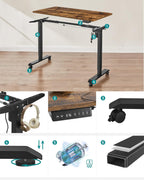 Electric desk - height adjustable - 60 x 120 cm