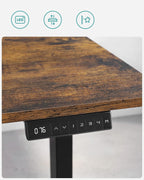 Electric seat -Sta desk - height adjustable - 60 x 120 cm