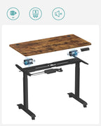 Electric seat -Sta desk - height adjustable - 60 x 120 cm