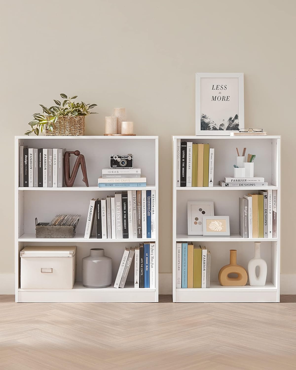Bookcase - Storage cupboard - 3 levels - Van Hout - White