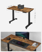 Electric seat -Sta desk - height adjustable - 60 x 120 cm