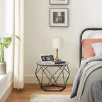 Side table - Set of 2 - Coffee tables - Black White