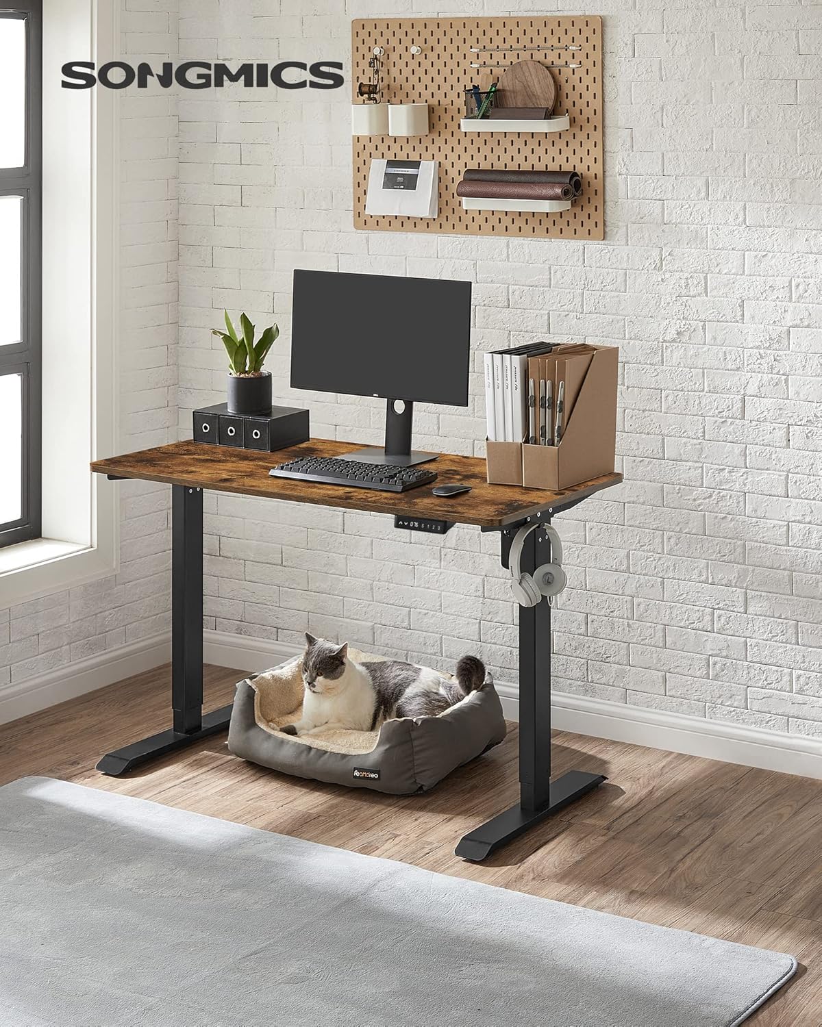 Electric desk - height adjustable - 60 x 120 cm
