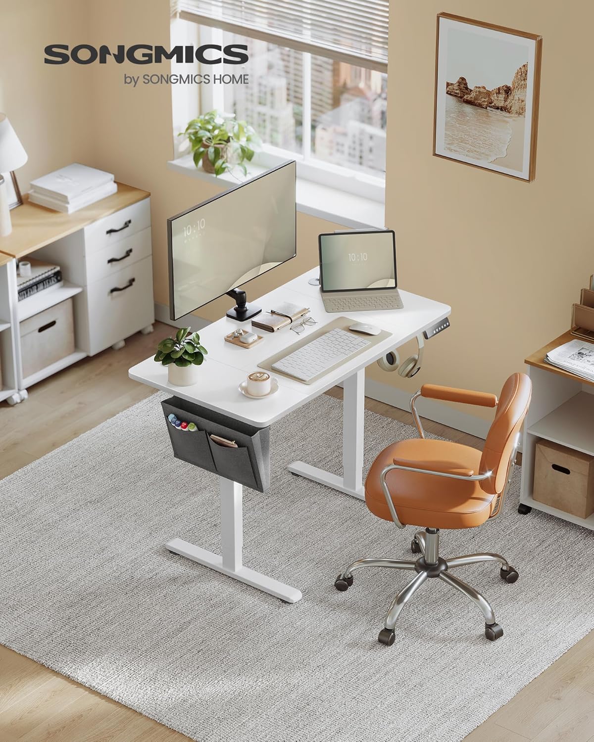 Electric desk - height adjustable - Multiple positions