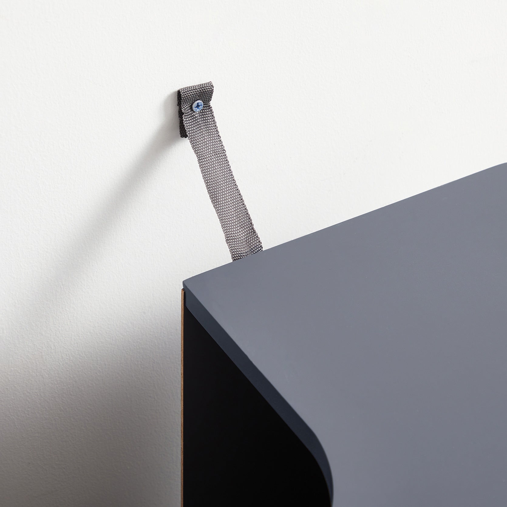 Washbasin cabinet - Bathroom furniture - With 2 doors - Country style - Gray