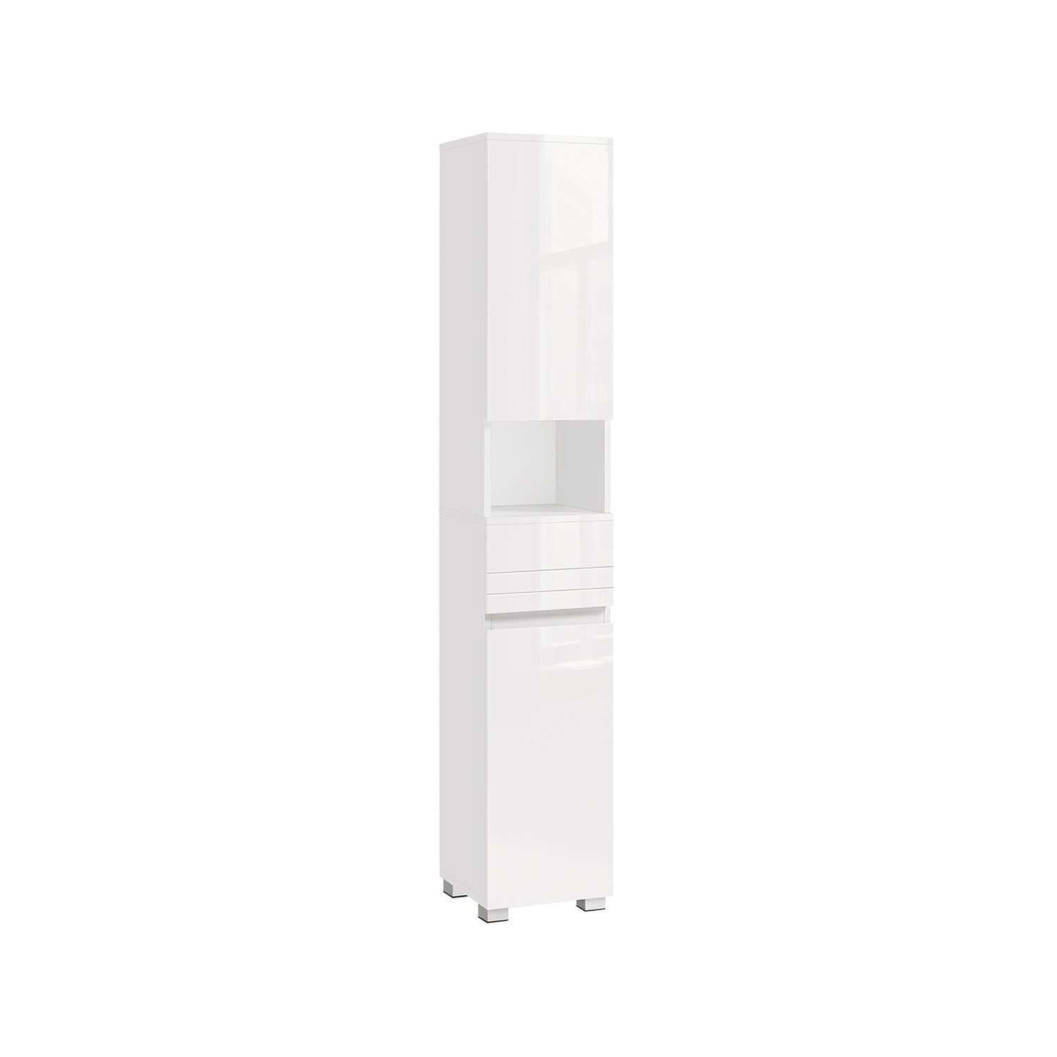 Bathroom furniture - 30 x 30 x 170 cm - adjustable shelves
