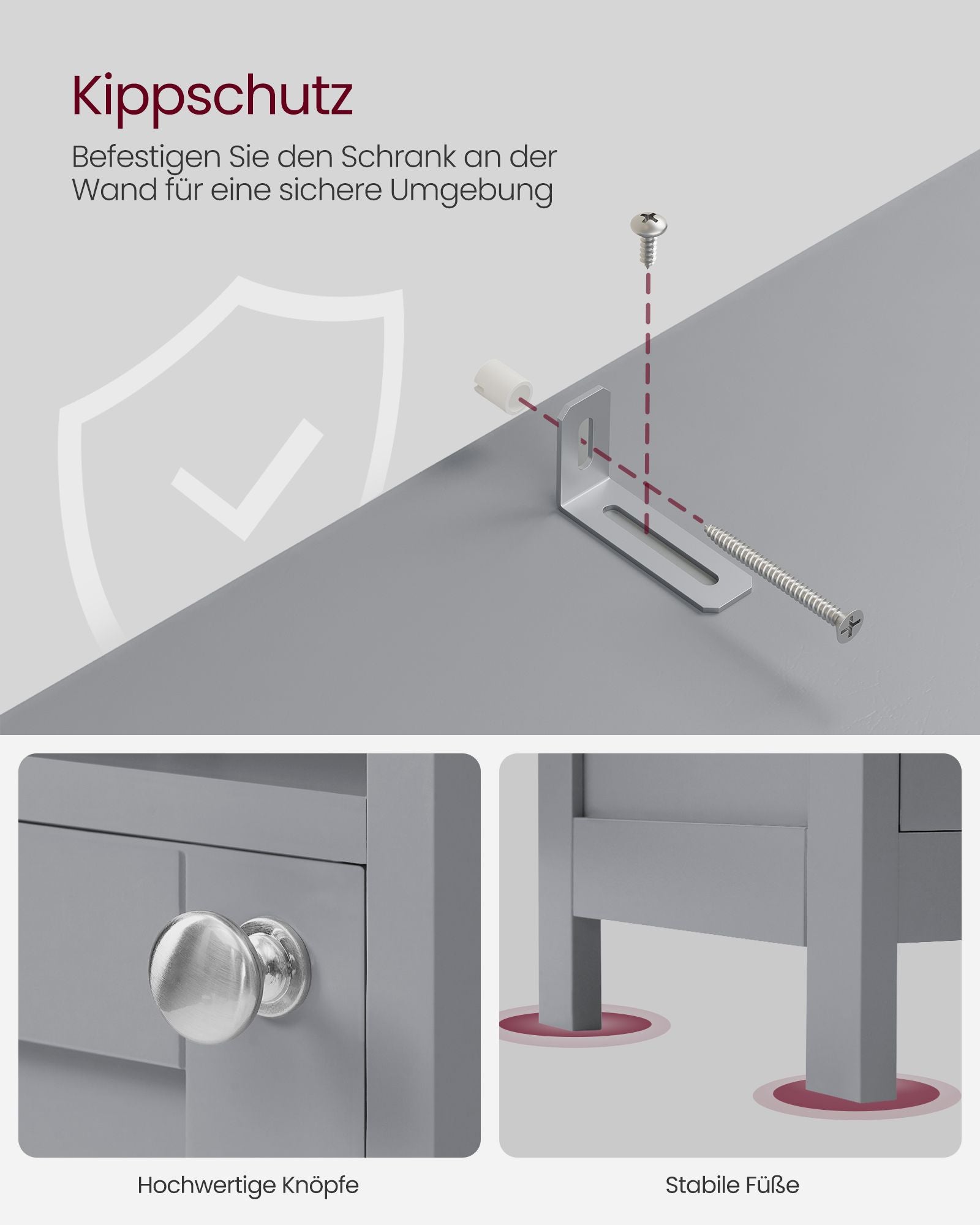Bathroom furniture - with pigeon gray lighting