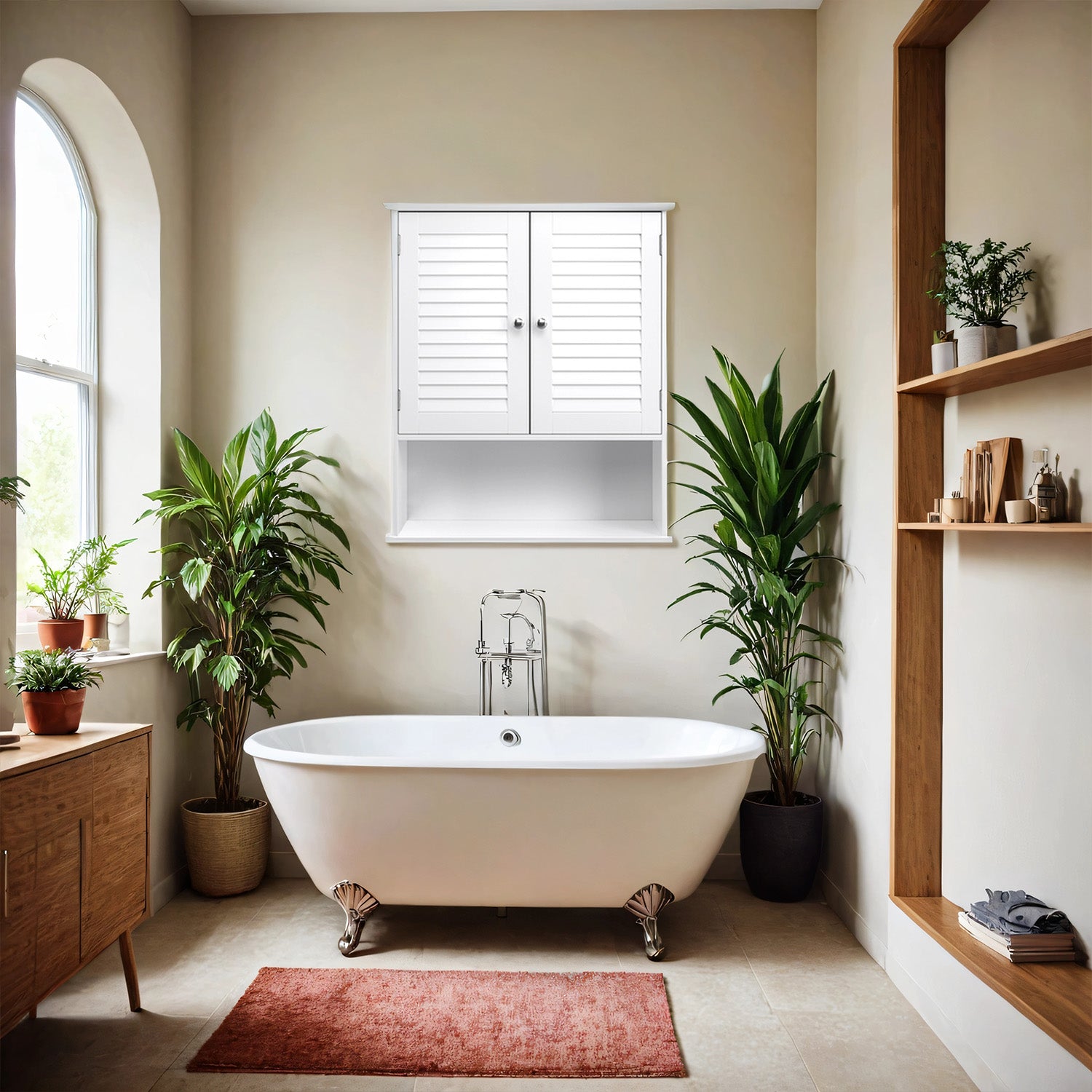 Bathroom cabinet - Wall cabinet or medicine cabinet with adjustable board
