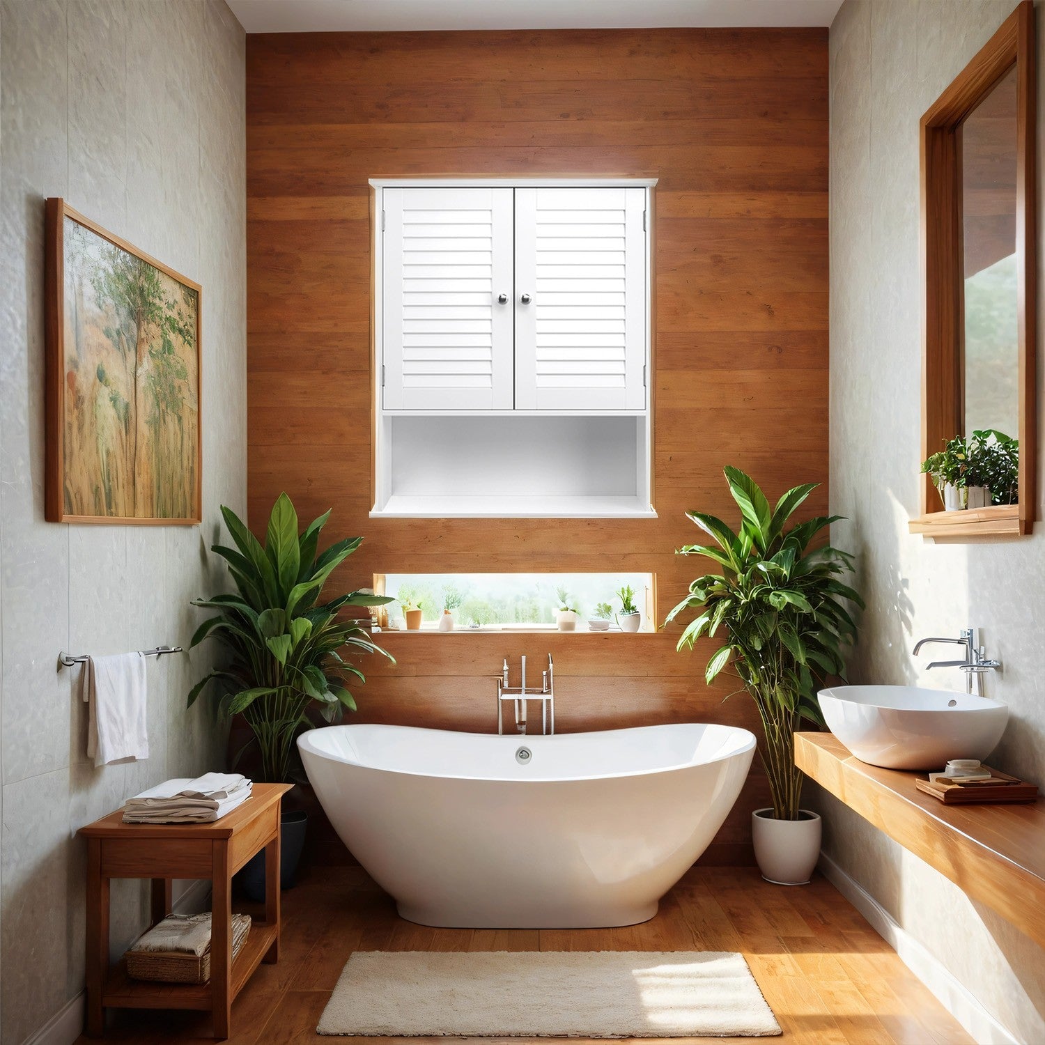 Bathroom cabinet - Wall cabinet or medicine cabinet with adjustable board