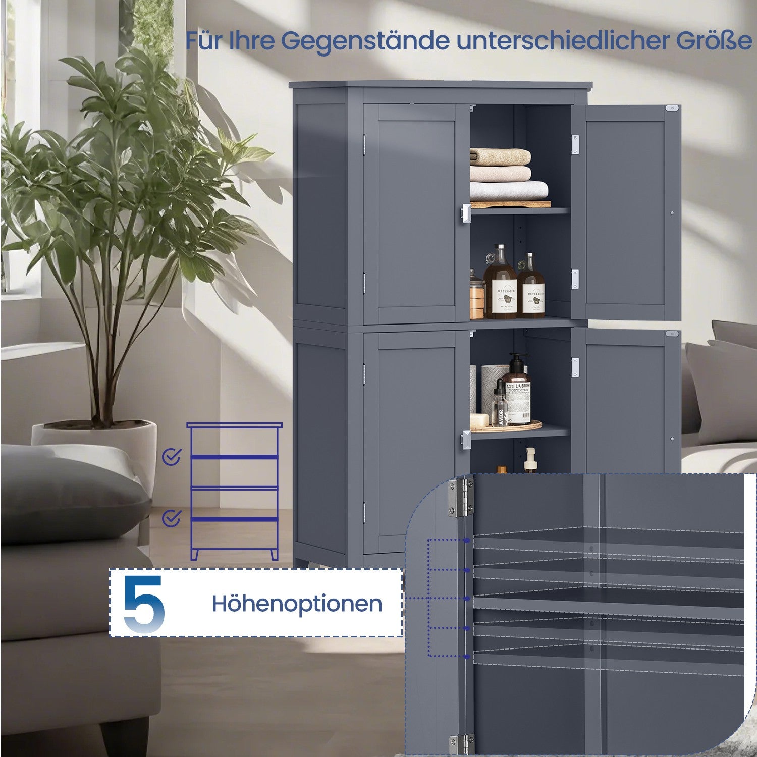 Bathroom cabinet, kitchen cupboard, bathroom cabinet