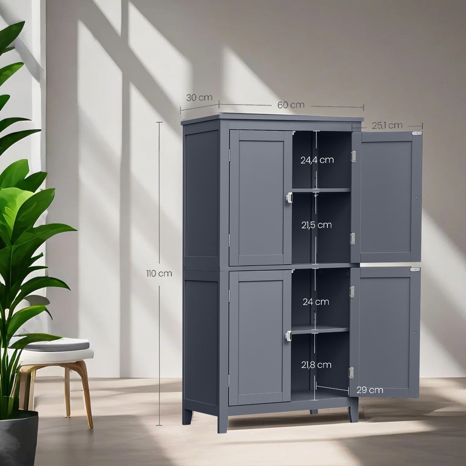 Bathroom cabinet, kitchen cupboard, bathroom cabinet