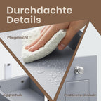 Bathroom cabinet - narrow cupboard for toilet paper, compact design