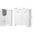 Washbasin undercase - Bathroom Base Cabinet - White
