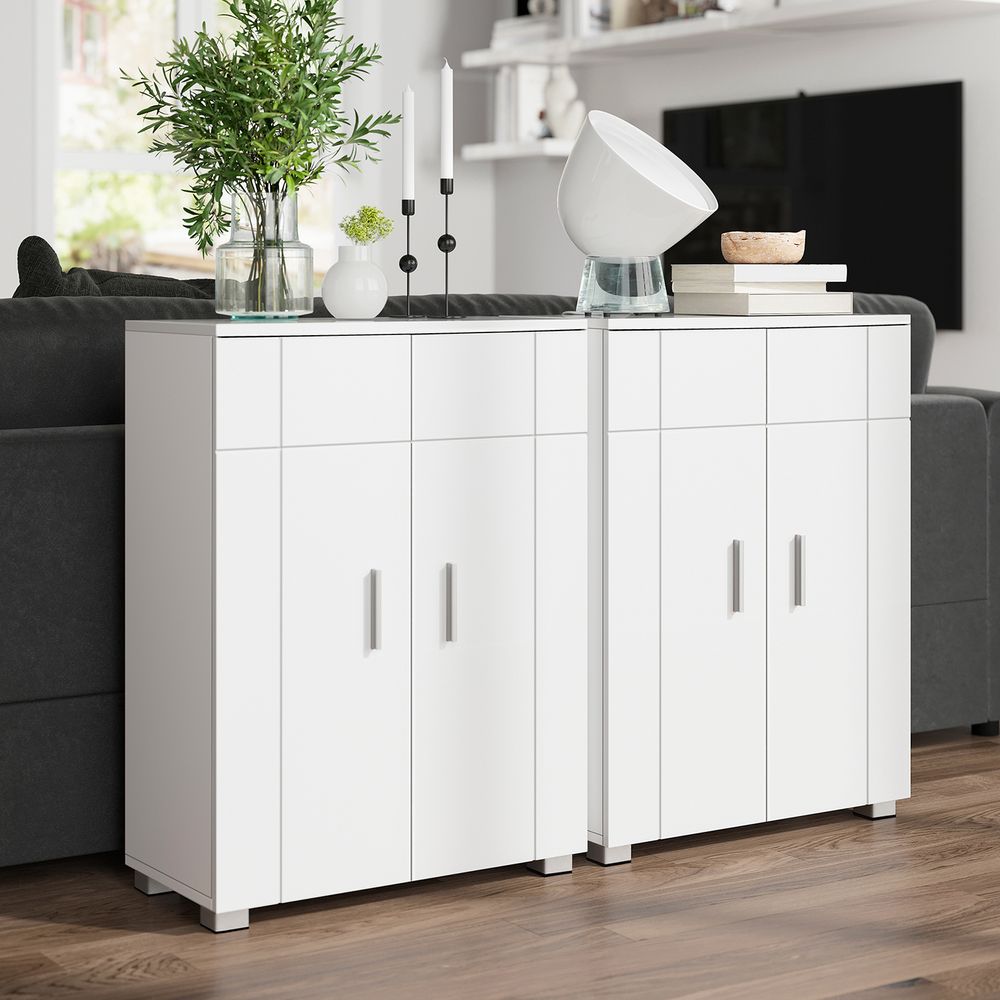 Bathroom furniture - Bathroom Cabinet - With open doors - White