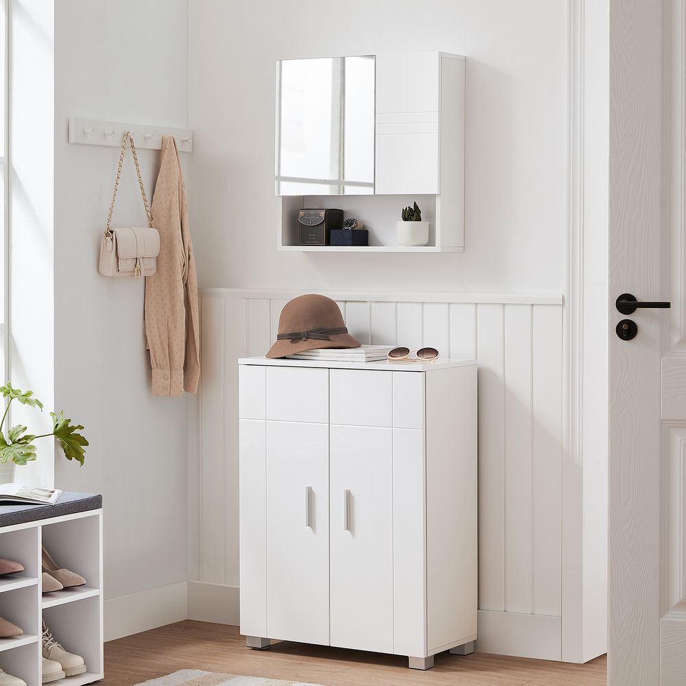 Bathroom furniture - Bathroom Cabinet - With open doors - White