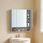 Bathroom cabinet with 3 doors, bathroom cabinet, mirror cabinet