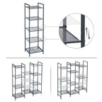 Bathroom cabinet - Standing rack - Storage cabinet - Living room furniture - Black