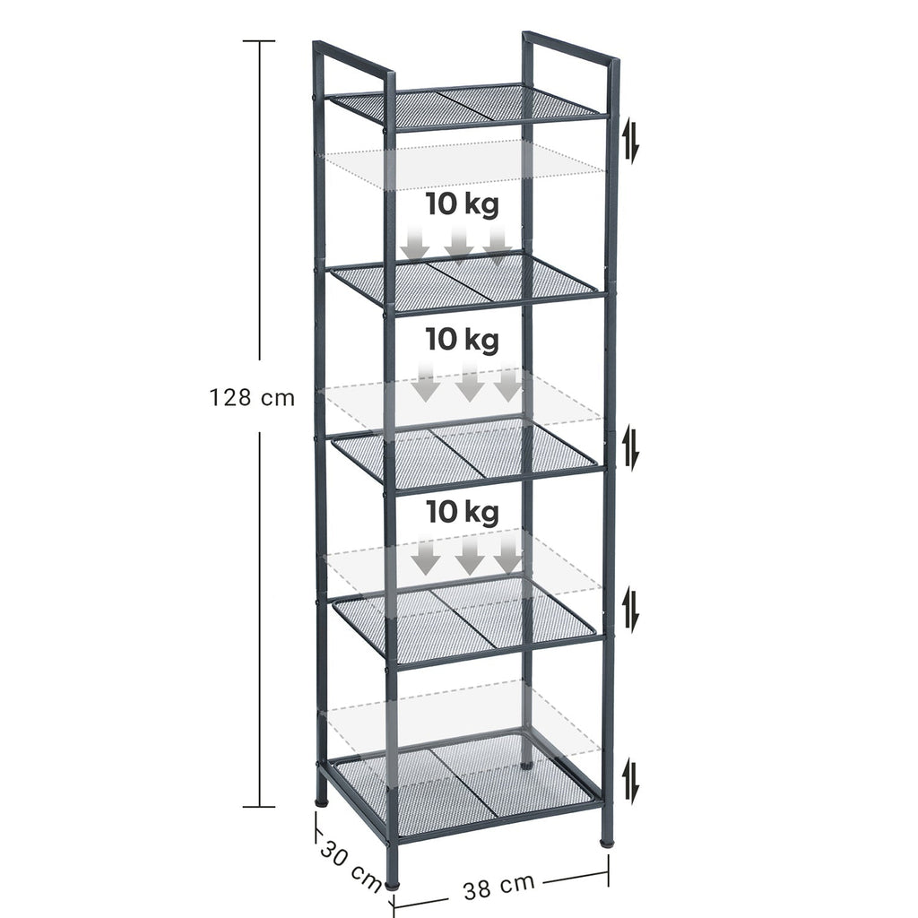 Bathroom cabinet - Standing rack - Storage cabinet - Living room furniture - Black