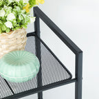 Bathroom cabinet - Standing rack - Storage cabinet - Living room furniture - Black