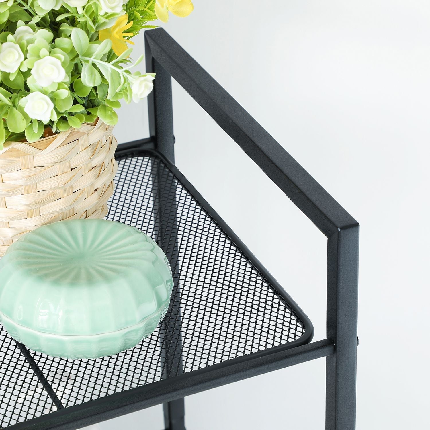 Bathroom cabinet - Standing rack - Storage cabinet - Living room furniture - Black