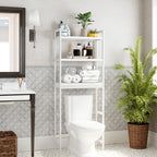 Toilet cupboard - Storage cupboard for bathroom - Upstairs the toilet - White