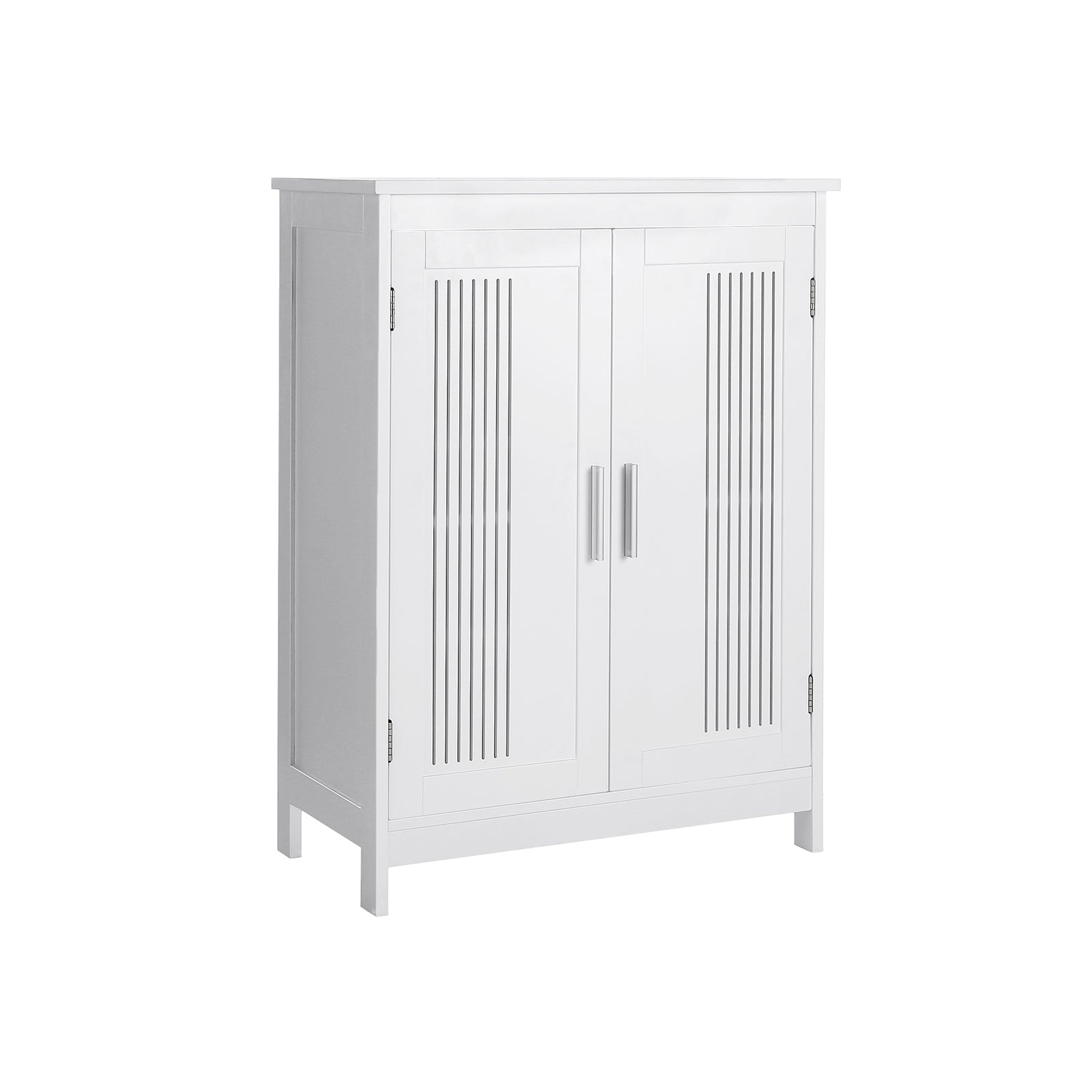 Bathroom furniture - Storage cupboard - 2 doors - 2 adjustable shelves - White