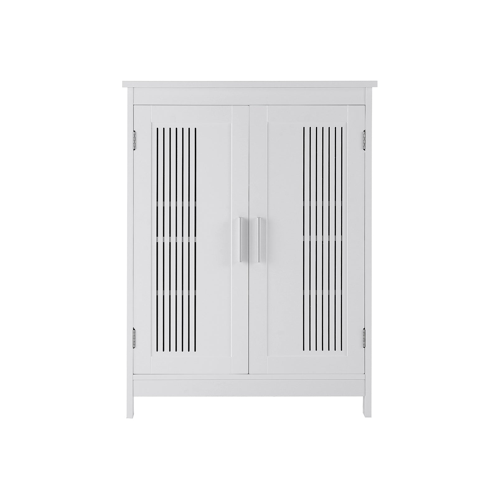 Bathroom furniture - Storage cupboard - 2 doors - 2 adjustable shelves - White