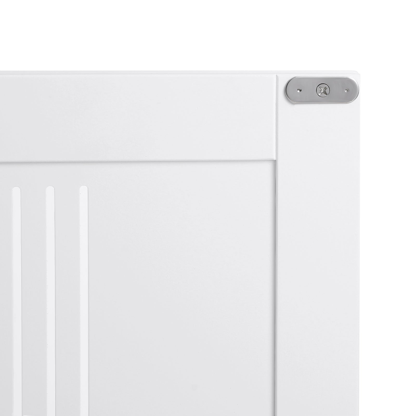 Bathroom furniture - Storage cupboard - 2 doors - 2 adjustable shelves - White