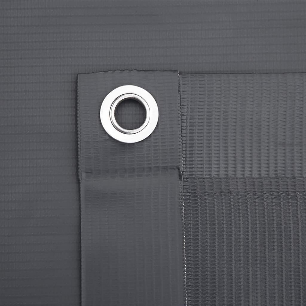 Balcony covering - Privacy protection - 6 x 0.9 m - Gray