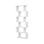 Bookcase - 6 levels - Decorative - White