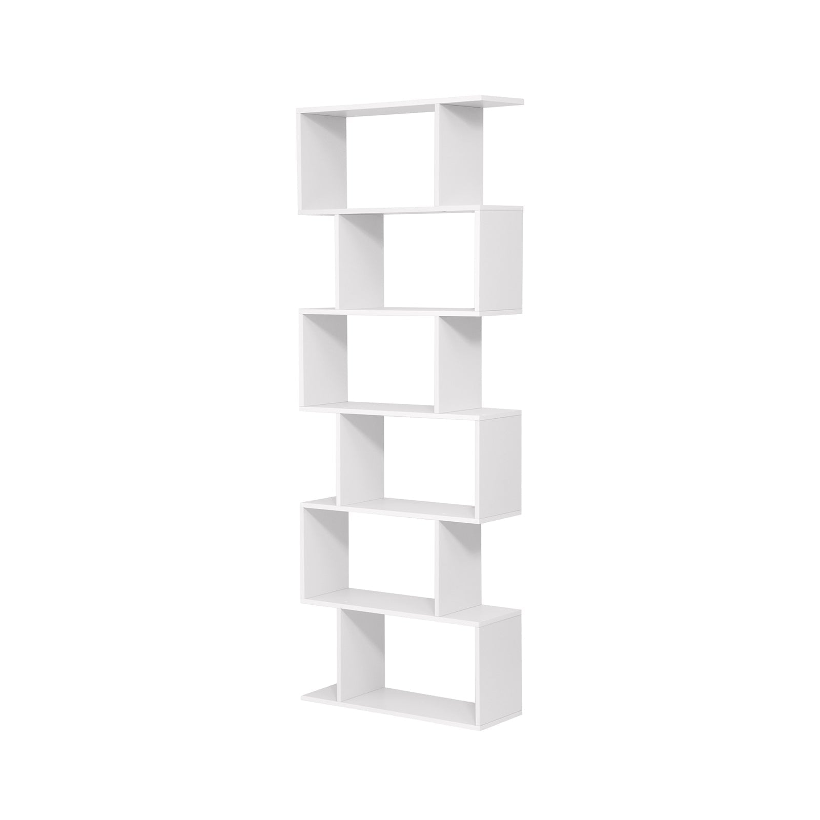 Bookcase - 6 levels - Decorative - White