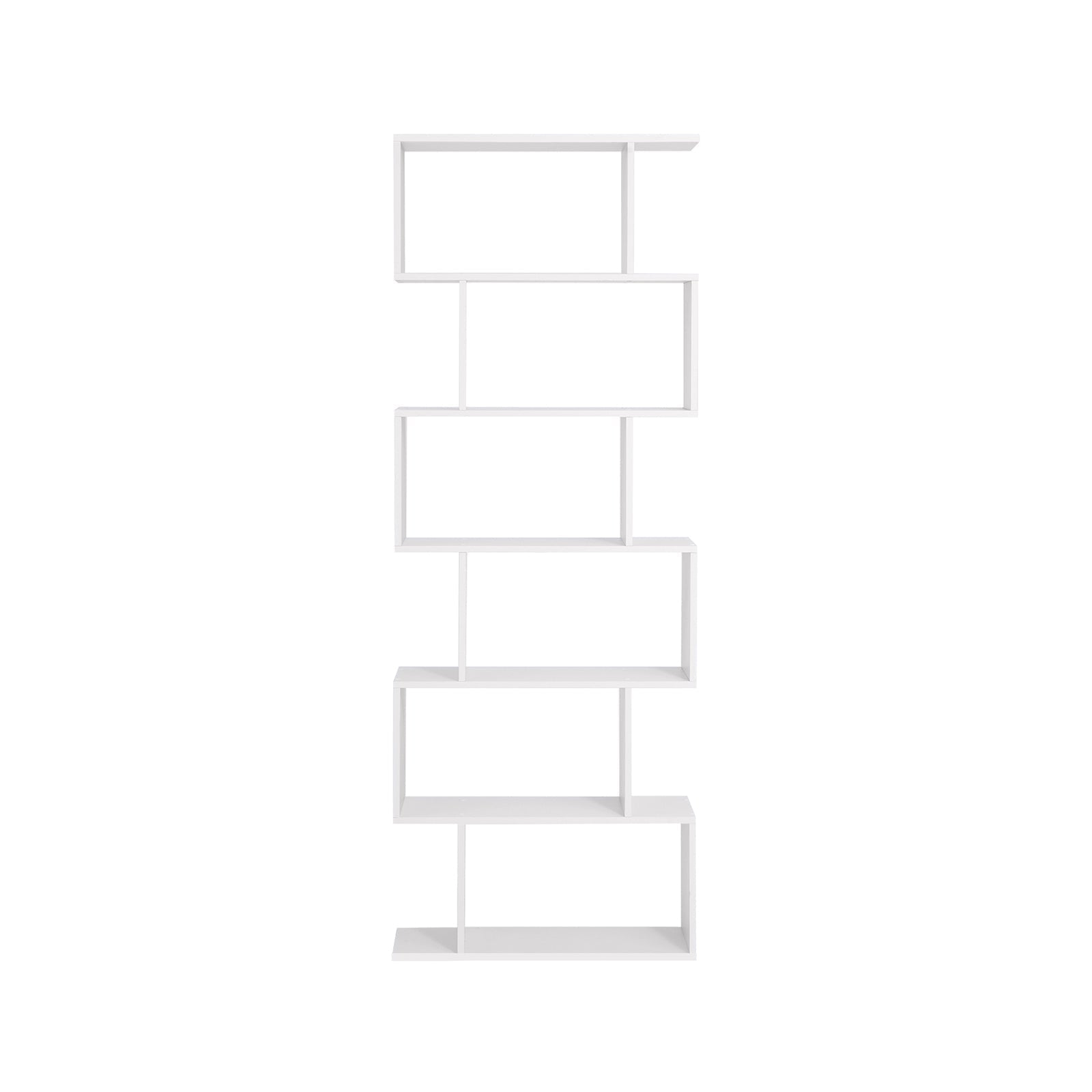 Bookcase - 6 levels - Decorative - White