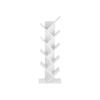 Bookcase - Standing cupboard - 8 levels - White