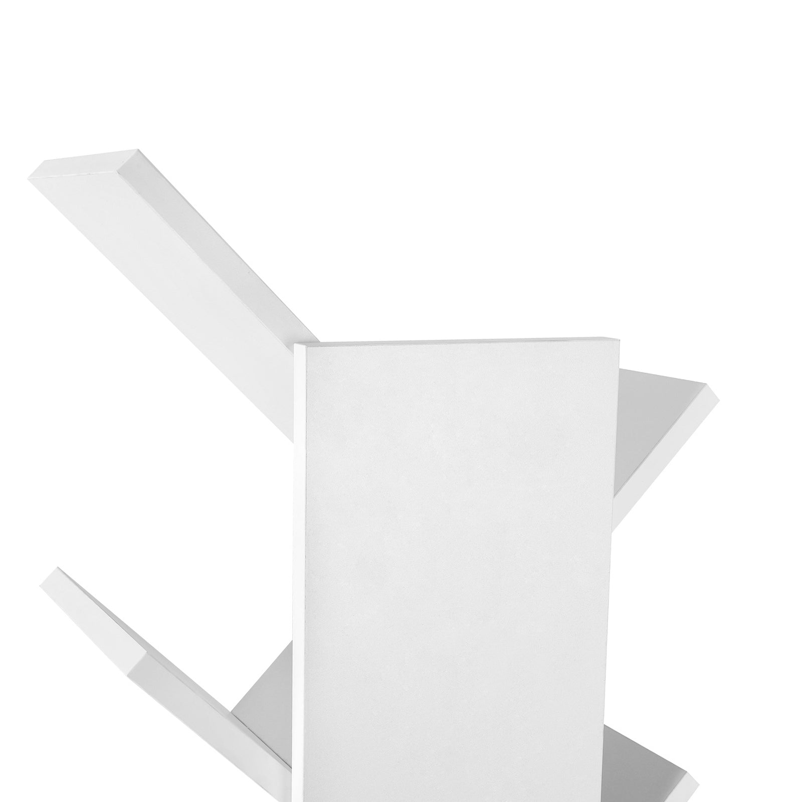 Bookcase - Standing cupboard - 8 levels - White
