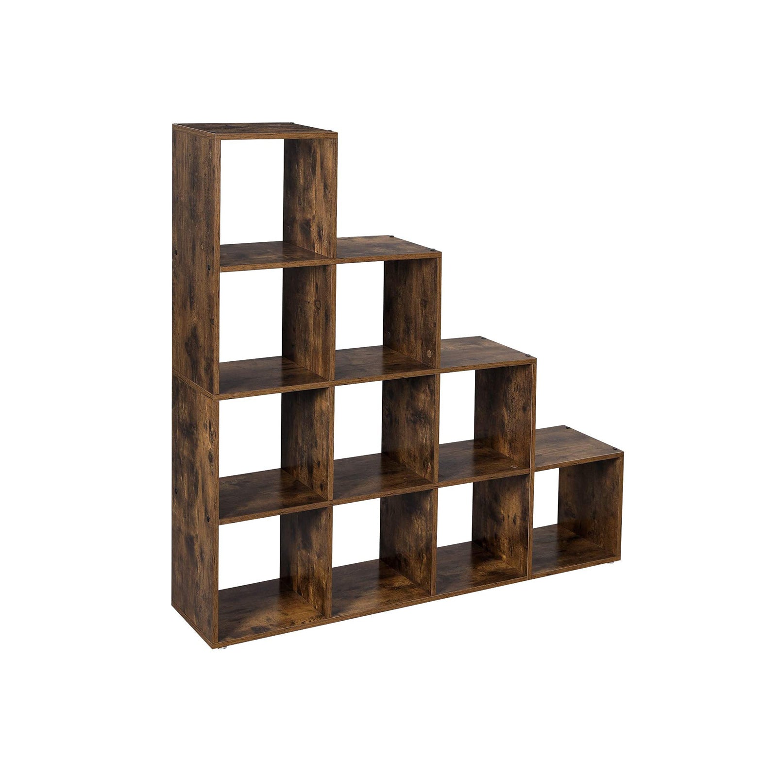 Bookcase - 10 cube compartments - Standing cupboard - White