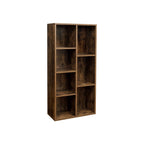 Bookcase - Standing Plankenkast - Living Room Cabinet - Vintage Brown