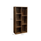 Bookcase - Standing Plankenkast - Living Room Cabinet - Vintage Brown